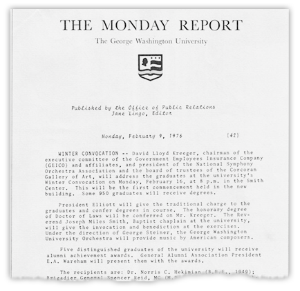 The Monday Report